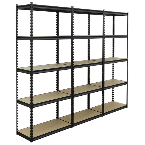 Sealey AP900RCOMBO1 Racking Unit with 5 Shelves 340kg Capacity Per Level - Set of 3