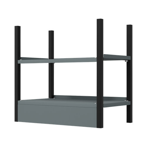 Sealey APMRB1 Modular Storage Base unit 2 Shelves 580mm