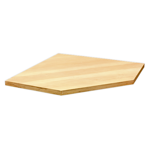 Superline Pro APMS60PW Pressed Wood Worktop for Modular Corner Cabinet 865mm