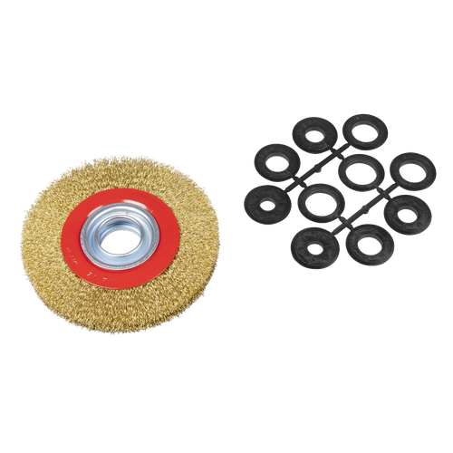 Sealey BG150/WW2 150 x 20mm Crimped Wide Wire Wheel 32mm Bore
