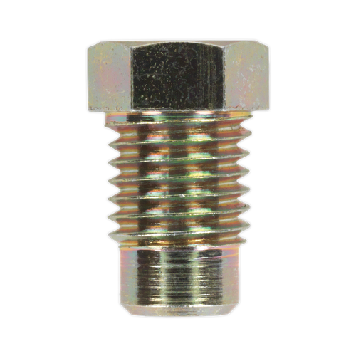 Sealey BN10125LM Brake Pipe Nut Long Male M10 x 1.25mm - Pack of 25