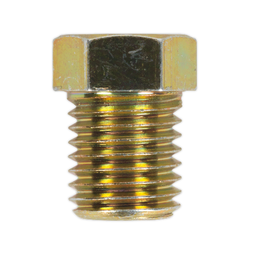 Sealey BN10125SM Brake Pipe Nut Short Male M10 x 1.25mm - Pack of 25