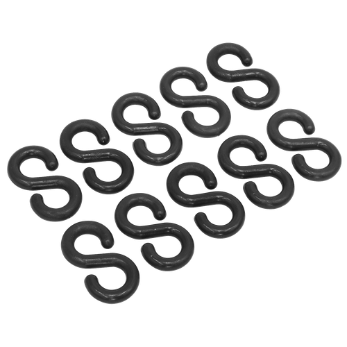 Sealey BSH10 Plastic Chain S-Hook - Pack of 10
