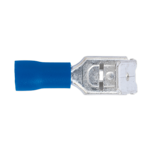 Sealey BT17 Piggy-Back Terminal 6.3mm, Blue - Pack of 100