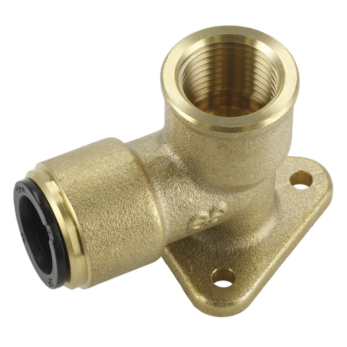 John Guest CAS15BWE Brass Wingback Elbow 15mm x 1/2"BSP