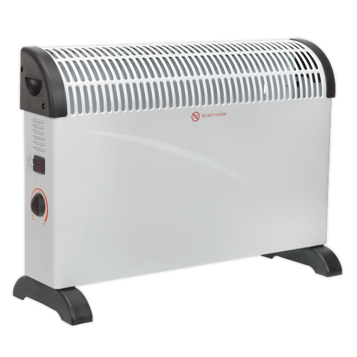 Sealey CD2005 Convector Heater with 3 Heat Settings Thermostat 2000W/230V