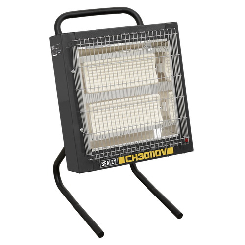 Sealey CH30110V Ceramic Heater 1.2/2.4kW 110V