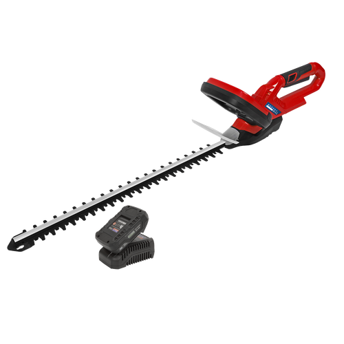 Sealey CHT20VCOMBO2 SV20 Series 52cm Cordless Hedge Trimmer 20V 2Ah with Battery & Charger