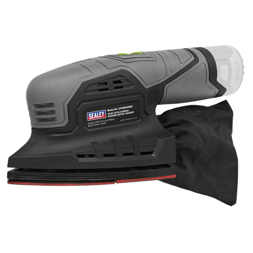 Sealey CP108VDSBO SV10.8 Series 150mm Cordless Detail Sander 10.8V - Body Only