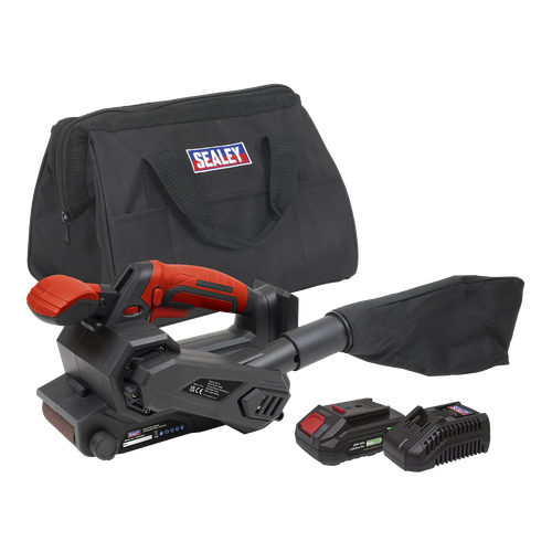 Sealey CP20VBSKIT1 SV20 Series Cordless Belt Sander Kit 20V 2Ah