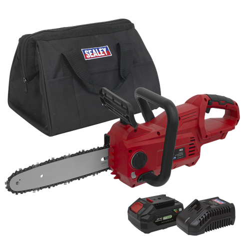 Sealey CP20VCHSKIT1 SV20 Series 25cm Cordless Chainsaw Kit 20V 4Ah