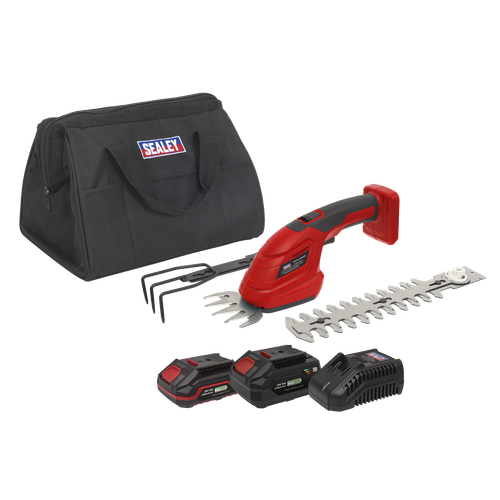 Sealey CP20VGT3KIT SV20 Series 3-in-1 Cordless Garden Tool 20V - 2 Batteries