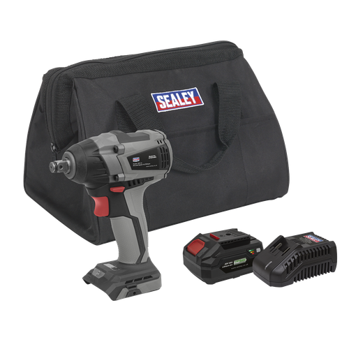 Premier CP20VIWXKIT1 SV20 Series 1/2"Sq Drive Brushless Cordless Impact Wrench Kit 20V 4Ah