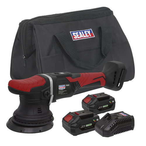 Premier CP20VOPKIT2 SV20 Series 125mm Cordless Orbital Polisher Kit 20V 4Ah - 2 Batteries