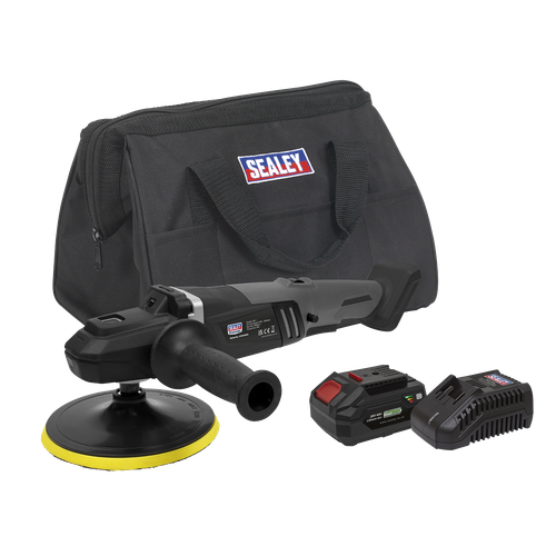 Premier CP20VRPXKIT1 SV20 Series 180mm Brushless Cordless Rotary Polisher Kit 20V 4Ah