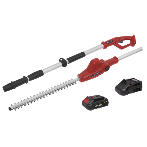 Sealey CP20VTP01 SV20 Series Cordless Telescopic Hedge Trimmer Kit 20V 2Ah