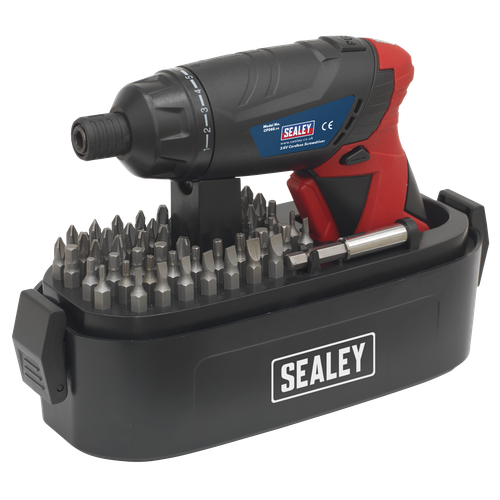 Sealey CP36S Cordless Screwdriver Set 3.6V 53pc