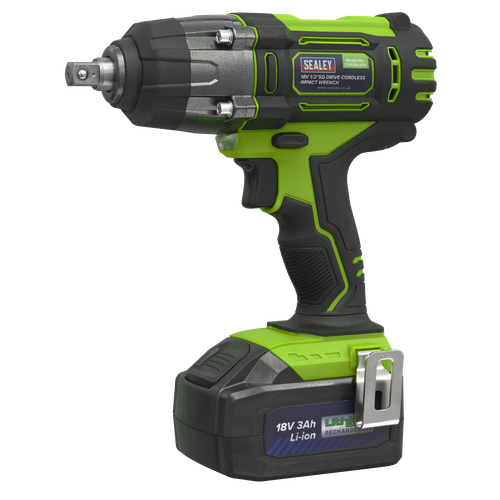 Sealey CP400LIHV 1/2"Sq Drive Hi-Vis Cordless Impact Wrench 18V 3Ah