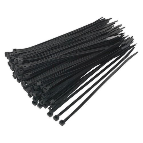 Sealey CT20048P100 Cable Tie 200 x 4.8mm, Black - Pack of 100