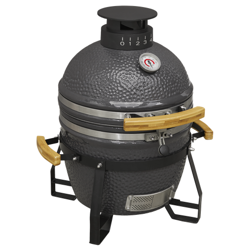 Dellonda DG158 Deluxe 16"(40cm) Ceramic Kamado Style BBQ