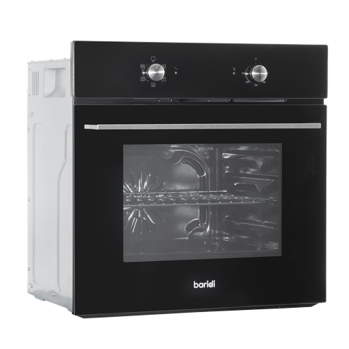 Baridi DH124 Integrated Fan-Assisted Electric Oven 60cm 55L Capacity - Black