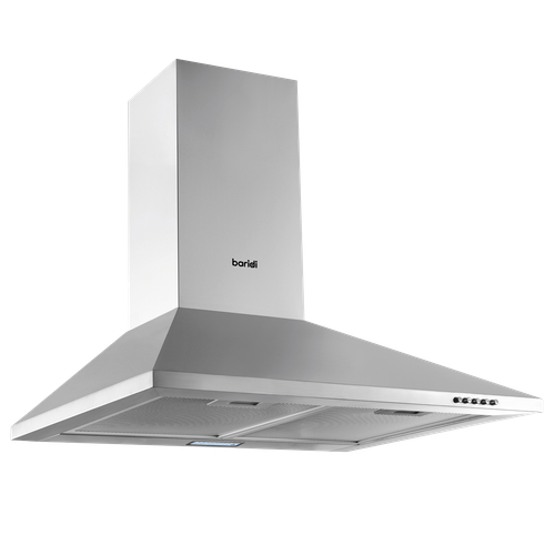 Baridi DH126 Cooker Hood with Carbon Filters 60cm - Stainless Steel