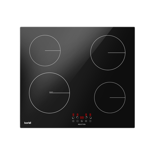 Baridi DH176 Integrated Induction Hob with 4 Cooking Zones 60cm 6800W Output