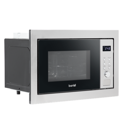 Baridi DH197 Integrated Microwave Oven with Grill 25L Capacity 900W - Stainless Steel