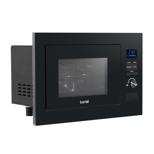 Baridi DH198 Integrated Microwave Oven with Grill 25L Capacity 900W - Black