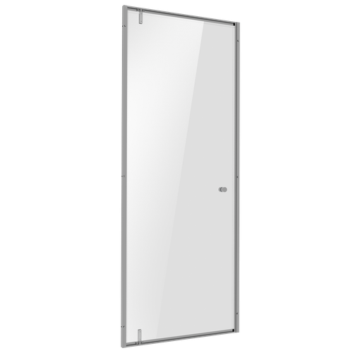 Baridi DH306 Hinged Shower Door 800 x 1850mm, 6mm Tempered Glass, Reversible - Chrome