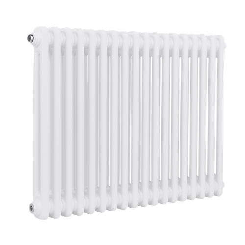 Baridi DH368 Horizontal Traditional 2 Column Radiator 600 x 832mm – White