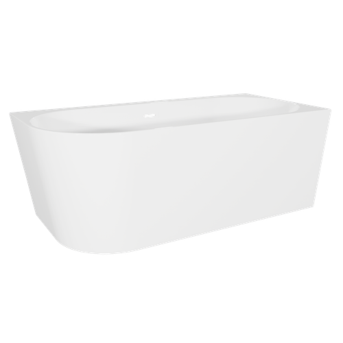 Baridi DH427 Right-Hand Corner Slim Rim Bath with Overflow System 160cm – Gloss White