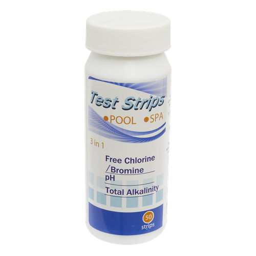 Dellonda DL32 3-in-1 Chlorine, PH & Alkalinity Test Strips - Pack of 50