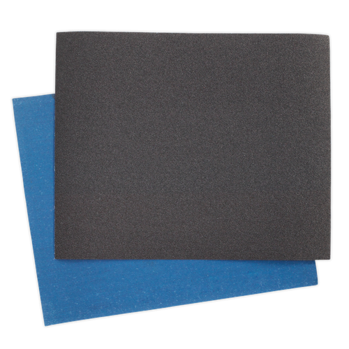 Sealey ES232880 Emery Sheet 80Grit 230 x 280mm, Blue Twill - Pack of 25