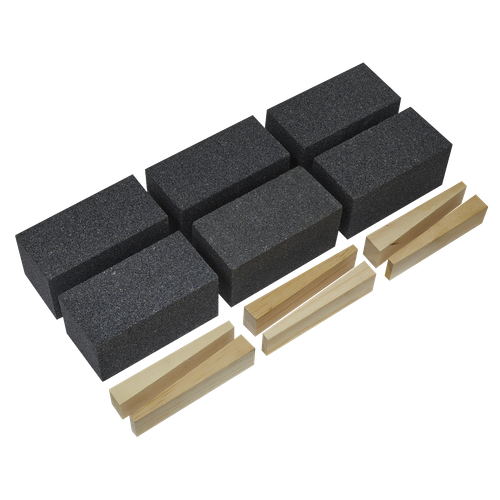 Worksafe FGB24 50 x 50 x 100mm Floor Grinding Block 24Grit - Pack of 6