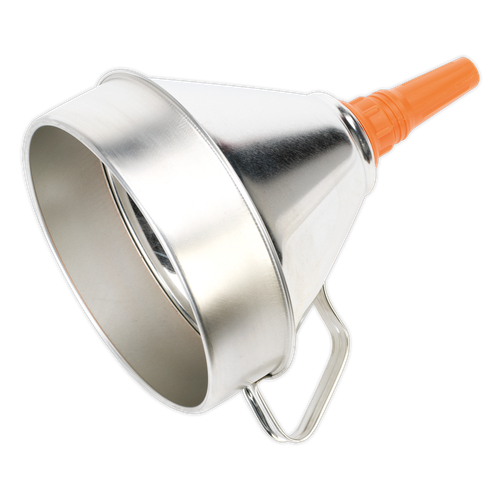Sealey FM20 Metal Funnel with Filter 200mm
