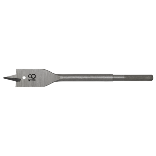 Sealey FWB18 Flat Wood Drill Bit 18mm x 152mm