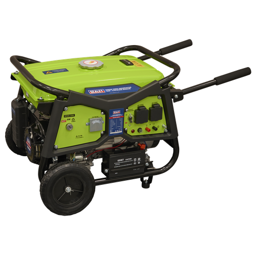 Sealey G3101 3150W Generator 7hp 4-Stroke Engine 230V