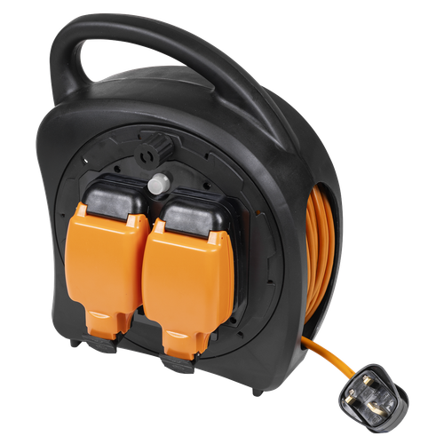 Sealey GCR30 30m Weatherproof Extension Reel with Thermal Trip 2 x 230V
