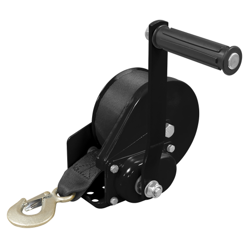 Sealey GWW1200B Geared Hand Winch with Brake & Webbing 540kg Capacity