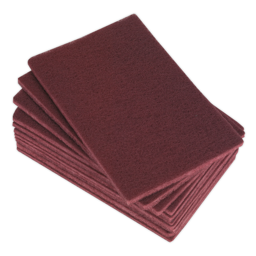 Sealey HP1523M Abrasive Finishing Pad 150 x 230mm, Medium - Pack of 10