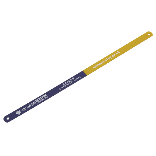 Sealey HSB0224 HSS Bi-Metal Hacksaw Blade 24tpi 300mm - Pack of 2