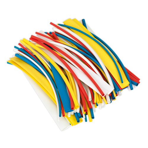Sealey HST200MC Heat Shrink Tubing 200mm 100pc - Mixed Colours