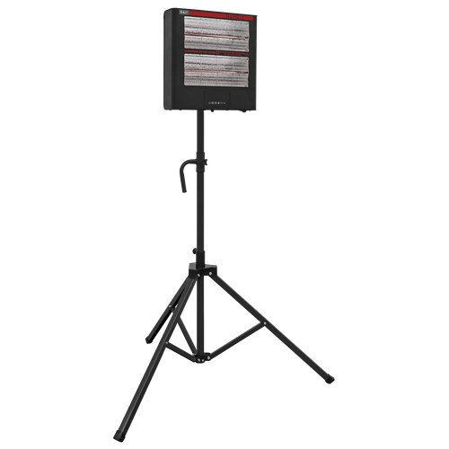 Sealey IR28CT Infrared Quartz Heater with Tripod Stand 1.4/2.8kW/230V