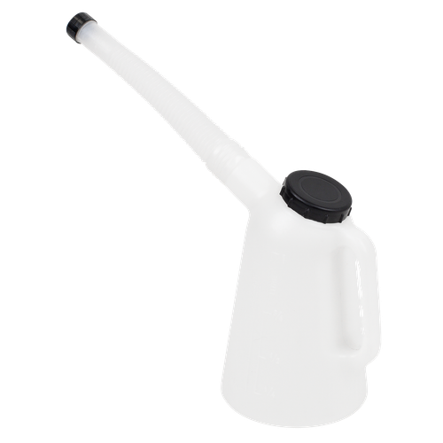 Sealey JDL1 Oil Container with Lid & Flexible Spout 1L