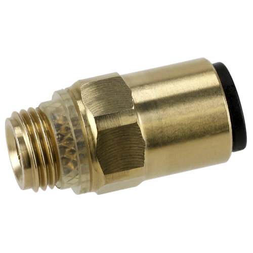 John Guest JGBC618 Brass SuperThread Straight Adaptor 6mm x 1/8"BSP - Pack of 2