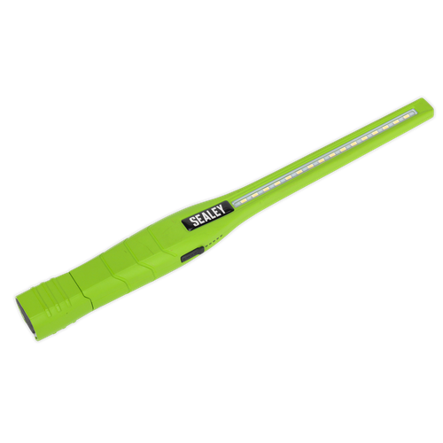 Sealey LED3604G Rechargeable 360° Slim Inspection Light 8W & 1W SMD LED - Green