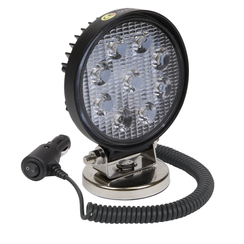 Sealey LED3RM Round Worklight with Magnetic Base 27W SMD LED