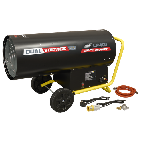 Sealey LP401 Dual Voltage Space Warmer® Propane Heater 210,000-400,000Btu/hr