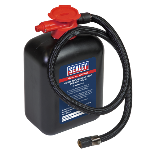 Sealey MAC10SR Replacement Tyre Sealant & Hose 450ml